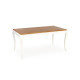 Стол WINDSOR раздвижной 160-240x90x76 см тёмный дуб/белый (2шт=1шт) Стол WINDSOR раздвижной 160-240x90x76 см тёмный дуб/белый (2шт=1шт)