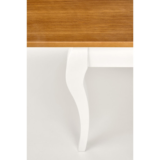 Стол WINDSOR раздвижной 160-240x90x76 см тёмный дуб/белый (2шт=1шт) Стол WINDSOR раздвижной 160-240x90x76 см тёмный дуб/белый (2шт=1шт)