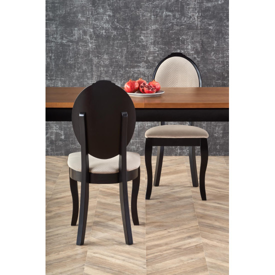 Стол раздвижной WINDSOR 160-240x90x76 см темный дуб/черный (2шт=1шт) Стол раздвижной WINDSOR 160-240x90x76 см темный дуб/черный (2шт=1шт)