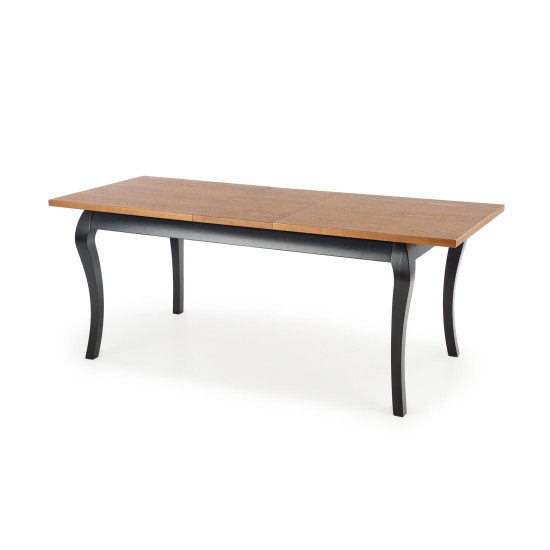 Стол раздвижной WINDSOR 160-240x90x76 см темный дуб/черный (2шт=1шт) Стол раздвижной WINDSOR 160-240x90x76 см темный дуб/черный (2шт=1шт)
