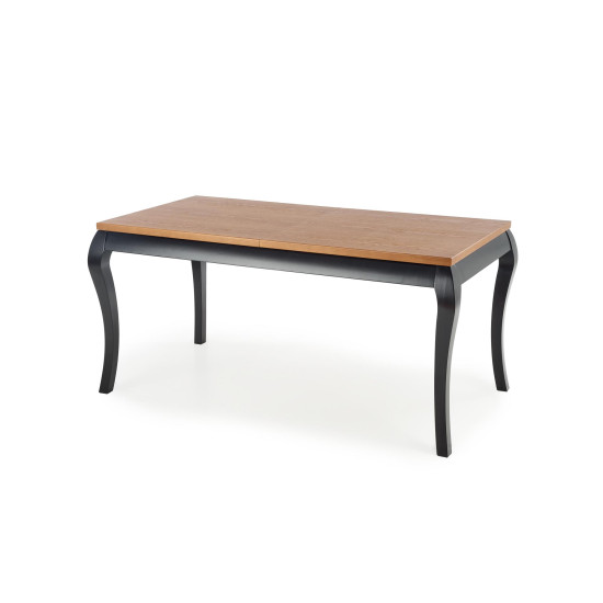 Стол раздвижной WINDSOR 160-240x90x76 см темный дуб/черный (2шт=1шт) Стол раздвижной WINDSOR 160-240x90x76 см темный дуб/черный (2шт=1шт)