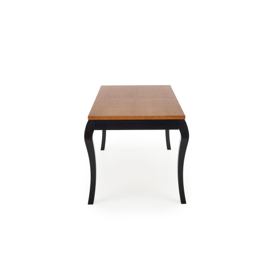 Стол раздвижной WINDSOR 160-240x90x76 см темный дуб/черный (2шт=1шт) Стол раздвижной WINDSOR 160-240x90x76 см темный дуб/черный (2шт=1шт)