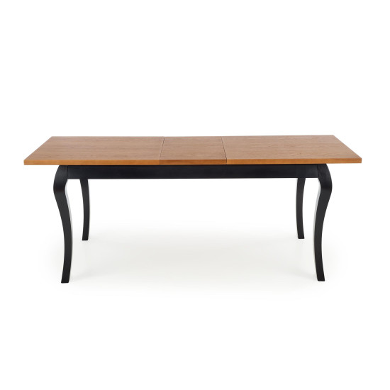 Стол раздвижной WINDSOR 160-240x90x76 см темный дуб/черный (2шт=1шт) Стол раздвижной WINDSOR 160-240x90x76 см темный дуб/черный (2шт=1шт)