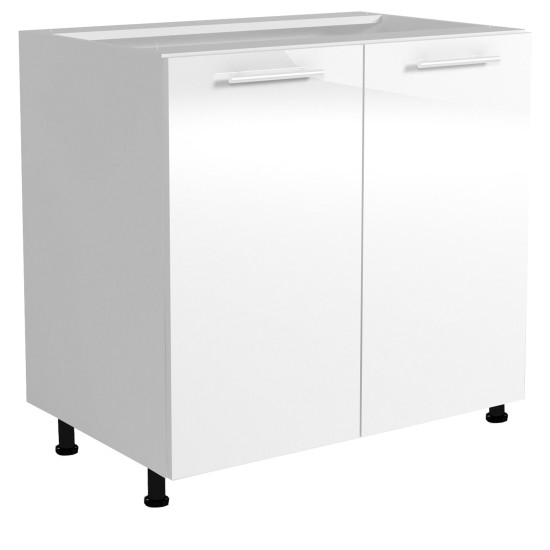 VENTO D-80/82 нижняя передняя панель шкафа: белая (1п=1шт)