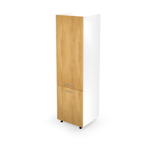 VENTO DL-60/214 высокий низ фасада шкафа: медовый дуб (2п=1шт) шкаф для встроенного холодильника VENTO DL-60/214 высокий низ фасада шкафа: медовый дуб (2п=1шт) шкаф для встроенного холодильника