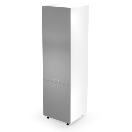 VENTO DL-60/214 шкаф нижний высокий фасад: светло-серый (2шт=1шт) шкаф для встроенного холодильника VENTO DL-60/214 шкаф нижний высокий фасад: светло-серый (2шт=1шт) шкаф для встроенного холодильника