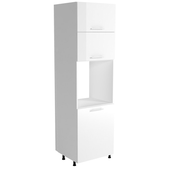 VENTO DP-60/214 Нижний шкаф высокий фасад: белый (2п=1шт) VENTO DP-60/214 Нижний шкаф высокий фасад: белый (2п=1шт)
