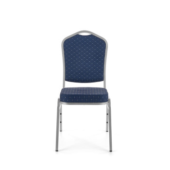 К66С синий стул, серебряная рама (1п=1шт) К66С синий стул, серебряная рама (1п=1шт)