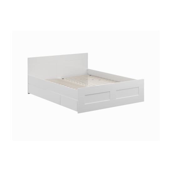 Voodi SMART 1600 valge (ilma sahtlita)