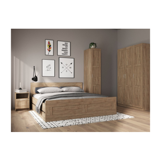SAMRT voodi (120 cm) sonoma tamm (ilma sahtlita) SAMRT voodi (120 cm) sonoma tamm (ilma sahtlita)