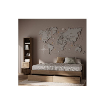 Кровать раскладная с ящиком 900/1800x2000 Дуб Сонома Кровать раскладная с ящиком 900/1800x2000 Дуб Сонома