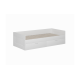 Saliekamā gulta ar atvilktni balta 900/1800x200 Saliekamā gulta ar atvilktni balta 900/1800x200