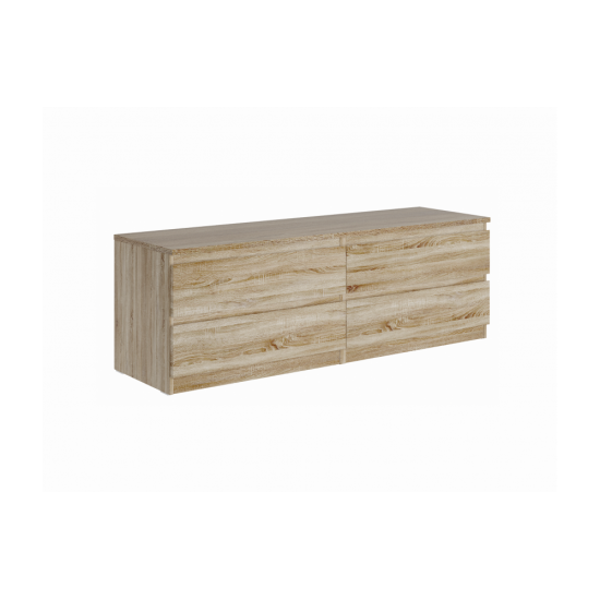 Malta kumode ar 4 atvilktnēm Sonoma Oak (MAL-03)