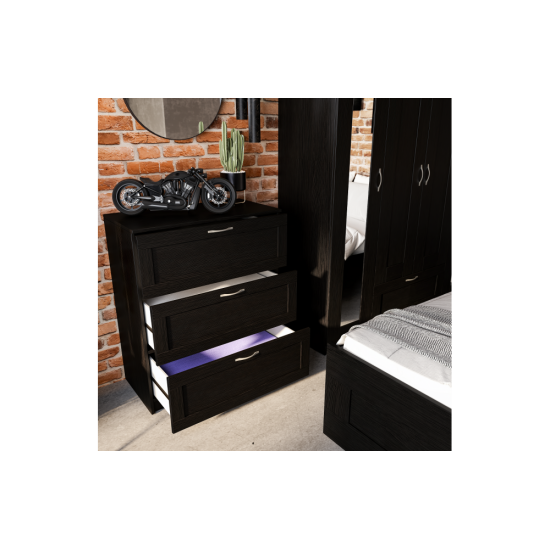 Smart kumode ar 3 atvilktnēm Venge (SM-05)