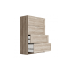 Smart kumode ar 4 atvilktnēm Sonoma Oak (SM-06) Smart kumode ar 4 atvilktnēm Sonoma Oak (SM-06)
