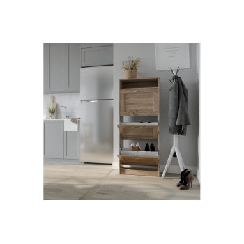 Smart обувница 3 отделения Дуб Сонома (SM-44) Smart обувница 3 отделения Дуб Сонома (SM-44)