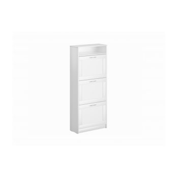Обувница 3 отделения SMART (SM-44) белого цвета Обувница 3 отделения SMART (SM-44) белого цвета