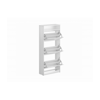 Обувница 3 отделения SMART (SM-44) белого цвета Обувница 3 отделения SMART (SM-44) белого цвета