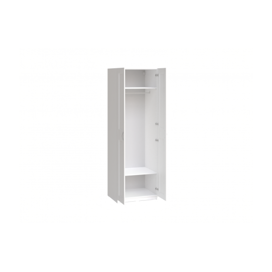 Max 2 durvju skapis, balts 750x610x2330 (Max-03)
