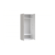 2 durvju skapis MAX (Max-05) 1000x610x2330 mm baltā krāsa