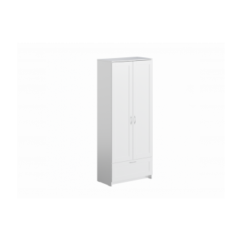 Skapis ar izvelkamu pakaramo SMART (SM-24) baltā krāsā Skapis ar izvelkamu pakaramo SMART (SM-24) baltā krāsā