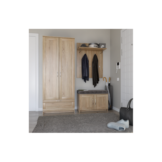 Smart apavu skapis Sonoma Oak (SM-25) Smart apavu skapis Sonoma Oak (SM-25)