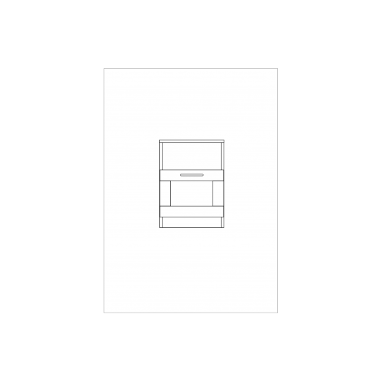 Smart тумба прикроватная Белая (SM-01)