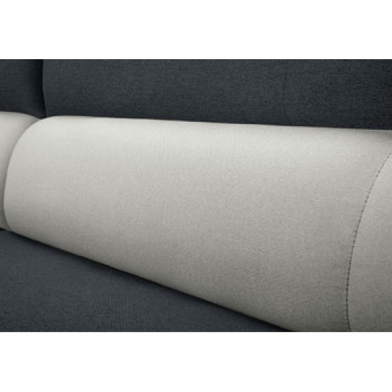 Idzczak Угловой диван BRUNO правый Soft 11 Black + Soft 17 White Idzczak Угловой диван BRUNO правый Soft 11 Black + Soft 17 White