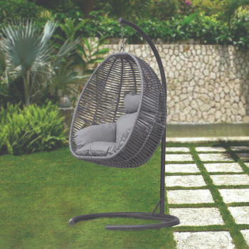 Подвесное кресло SWING, темно-серого цвета