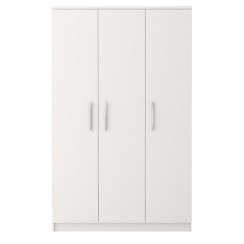 Riidekapp 3-ukseline OMEGA I 19 3D Valge Valge Riidekapp 3-ukseline OMEGA I 19 3D Valge Valge