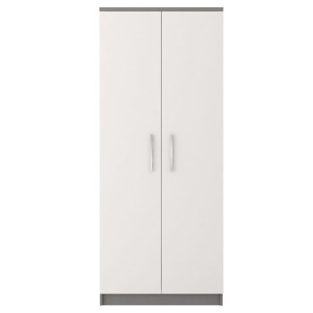 Riidekapp 2-ukseline OMEGA II 06 2D Valge Hall Riidekapp 2-ukseline OMEGA II 06 2D Valge Hall