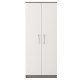 2-vērtņu skapis OMEGA II 06 2D Pelēks/Balts