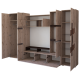 Idzczak Skapis SAN MARINO Craft pelēks + šokolāde