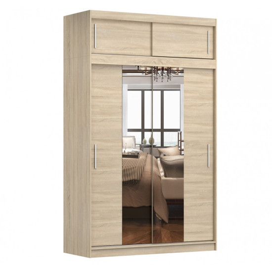 Idzczak Skapis ar augšējo daļu VESTA 01 150 cm Sonoma ozols Sonoma ozols Profils LED 150