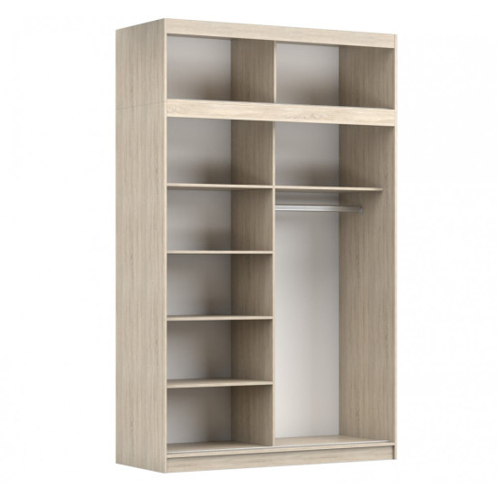 Idzczak Skapis ar augšējo daļu VESTA 01 150 cm Sonoma ozols Sonoma ozols Profils LED 150