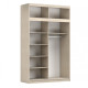 Idzczak Skapis ar augšējo daļu VESTA 01 150 cm Sonoma ozols Sonoma ozols Profils LED 150