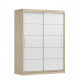 Idzczak Skapis-kupeja VISTA 06 150 cm sonoma ozols + balts