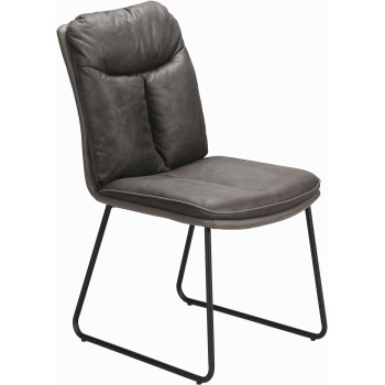 Стул металлический BOND (шоколад)